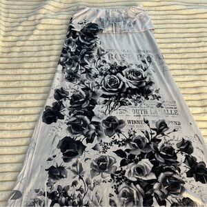 Casa Lee Floral Print Maxi Skirt size XL JR